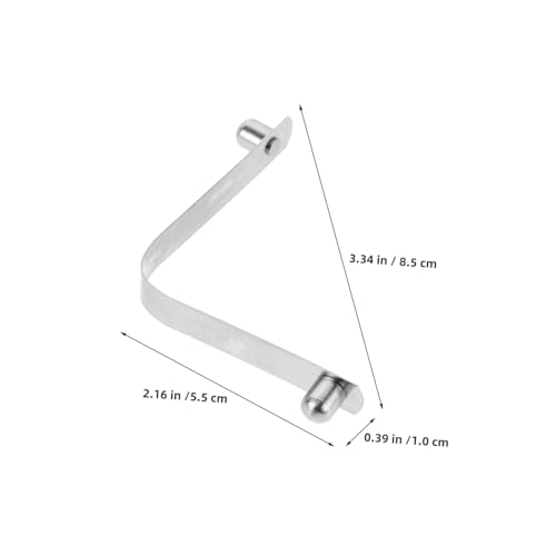 VILLCASE 8 Stück Teiliges Edelstahl Pool V-clips Butterfly Klemmen für Schwimmbad Reinigungswerkzeuge Skimmer Netz Bürsten Stiel und Sauger Zubehör von VILLCASE