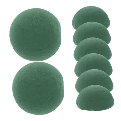 VILLCASE 8 Stück Teiliges Grüne Halbrunde Trockenfloristik Schaumstoffblöcke Formstabiler DIY Steckschwamm für Künstliche Blumenarrangements Pflegefrei und Vielseitig Einsetzbar VILLCASE 8 Stück Teiliges Grüne Halbrunde Trockenfloristik Schaumstoffblöcke Formstabiler DIY Steckschwamm für Künstliche Blumenarrangements Pflegefrei und Vielseitig Einsetzbar von VILLCASE
