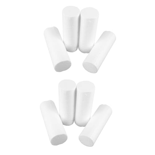 VILLCASE 8 Stück Teiliges Polystyrol Schaumstoffzylinder und Kugeln Weiß für DIY Basteln Bemalbar Kinderfreundlich Fördert Feinmotorik für Kreative Frühförderung und Modellierung VILLCASE 8 Stück Teiliges Polystyrol Schaumstoffzylinder und Kugeln Weiß für DIY Basteln Bemalbar Kinderfreundlich Fördert Feinmotorik für Kreative Frühförderung und Modellierung von VILLCASE