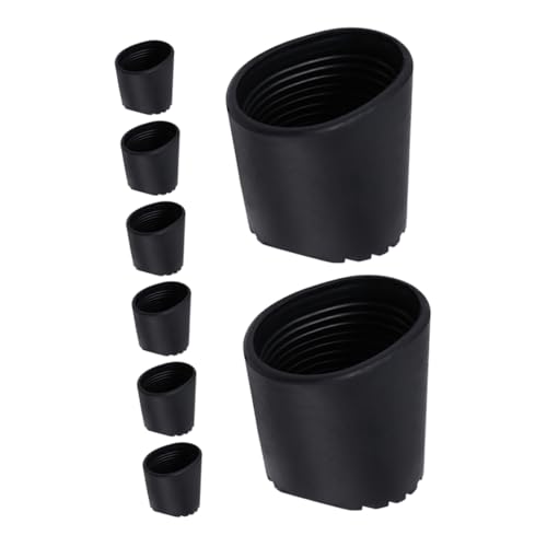 VILLCASE 8 Stück Teiliges Rutschfeste Leiterfüße Gummipuffer Leiterpolster für Outdoor Klappbare Leitern Langlebig Robust Vielseitig Einsetzbar für Camping Reparaturen Haushalt von VILLCASE