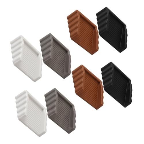 VILLCASE 8 Stück Teiliges Schwerer Türstopper aus Tpr für Zuhause und Büro Rutschfester Türkeil zur Geräuschreduzierung und Wandschutz Geeignet für Verschiedene Bodenbeläge VILLCASE 8 Stück Teiliges Schwerer Türstopper aus Tpr für Zuhause und Büro Rutschfester Türkeil zur Geräuschreduzierung und Wandschutz Geeignet für Verschiedene Bodenbeläge von VILLCASE