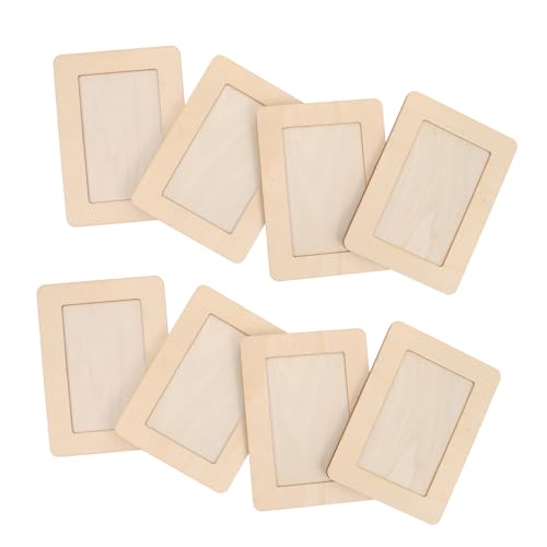 VILLCASE 8 Stück Teiliges Unbehandelter Holz-bilderrahmen Stehende Rahmen für Diy-bilder Rustikale Holzrahmen für Fotos Kunstwerke Bastelprojekte Stabile und Einfache Montage für Hochzeiten VILLCASE 8 Stück Teiliges Unbehandelter Holz-bilderrahmen Stehende Rahmen für Diy-bilder Rustikale Holzrahmen für Fotos Kunstwerke Bastelprojekte Stabile und Einfache Montage für Hochzeiten von VILLCASE