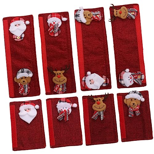 VILLCASE 8 Stück Weihnachtliche Kühlschrankgriff Abdeckungen Teiliges Set Dekorative Küchenaccessoires für Mikrowelle und Geschirrspüler Hautfreundlich und Waschmaschinengeeignet VILLCASE 8 Stück Weihnachtliche Kühlschrankgriff Abdeckungen Teiliges Set Dekorative Küchenaccessoires für Mikrowelle und Geschirrspüler Hautfreundlich und Waschmaschinengeeignet von VILLCASE