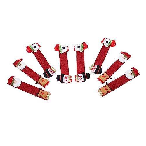 VILLCASE 8 Stück Weihnachtliche Mikrowellen und Kühlschrankgriffabdeckungen Teiliges Dekorative Schutzbezüge für Küchengeräte für Festliche Weihnachtsdekoration und Schutz vor Schmutz und VILLCASE 8 Stück Weihnachtliche Mikrowellen und Kühlschrankgriffabdeckungen Teiliges Dekorative Schutzbezüge für Küchengeräte für Festliche Weihnachtsdekoration und Schutz vor Schmutz und von VILLCASE