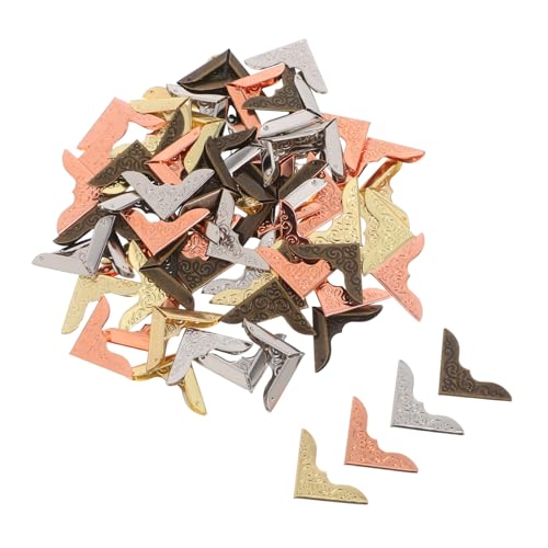 VILLCASE 80 Stück Metallecken Für Bücher Vintage Ecken Metall Eckenschutz Für Albumcover Metall Eckenschutz Für VILLCASE 80 Stück Metallecken Für Bücher Vintage Ecken Metall Eckenschutz Für Albumcover Metall Eckenschutz Für von VILLCASE