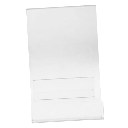 VILLCASE Acryl Buchständer Smartphone Halterung Verstellbarer Tischständer für Notebooks Transparentes Design für Büro Zuhause Platzsparend Langlebig VILLCASE Acryl Buchständer Smartphone Halterung Verstellbarer Tischständer für Notebooks Transparentes Design für Büro Zuhause Platzsparend Langlebig von VILLCASE