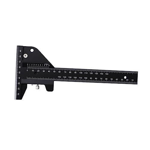 VILLCASE Aluminium T Förmiges Holzlineal mit Messschieber Magnetisch Verschleißfest Rostfrei Präzises Mehrzweck Werkzeug für Schreiner Designer Ingenieure und Bauarbeiten VILLCASE Aluminium T Förmiges Holzlineal mit Messschieber Magnetisch Verschleißfest Rostfrei Präzises Mehrzweck Werkzeug für Schreiner Designer Ingenieure und Bauarbeiten von VILLCASE