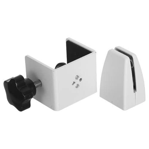 VILLCASE Aluminium Trennwandhalter Verstellbare Schreibtischklemme für oder Holzpaneele Mobile Partition für Büroanwendungen Stabil und Effizient von VILLCASE