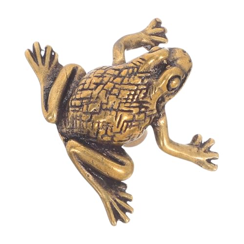 VILLCASE Antike Messing Türgriff Froschform Feng Shui Schrankgriff Vintage Chinesisch Glücksbringer Kommode Möbelbeschlag Robust Langlebig für Schlafzimmer Büro VILLCASE Antike Messing Türgriff Froschform Feng Shui Schrankgriff Vintage Chinesisch Glücksbringer Kommode Möbelbeschlag Robust Langlebig für Schlafzimmer Büro von VILLCASE