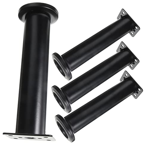VILLCASE Bettrahmen Riser Unterstützung verstellbare Tischbeine Steigleitung Stützbein des Bettrahmens Bed -Begs SEVENTION Ersatz-Lattenroste kaltgewalzter Stahl Black von VILLCASE