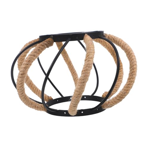 VILLCASE Boho Lampenschirm Jute Rustikale Wandlampe mit Vintage Design Öffnung für Restaurant und Wohnräume eine Gemütliche VILLCASE Boho Lampenschirm Jute Rustikale Wandlampe mit Vintage Design Öffnung für Restaurant und Wohnräume eine Gemütliche von VILLCASE