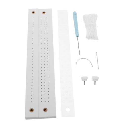 VILLCASE Buchbindeset DIY Mit Ahle Lineal Wachsfaden Und Buchklammern Werkzeugset Zum Handbinden Von Tagebüchern Planern Und Sammelalben Aus Kunststoff Metall Und Baumwolle von VILLCASE