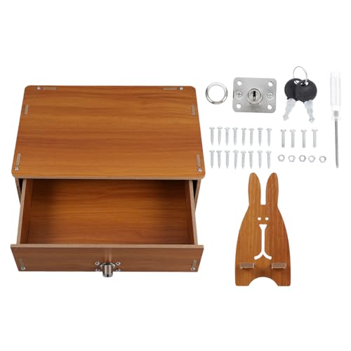 VILLCASE Computer erhöhtes Regal überwachen überwachen Wandaufkleber Desktop-Schreibtisch Kleiner Monitor Monitorständer Holz Monitor Riser büro Desktop-Lagerregal Desktop-Monitor-Riser von VILLCASE