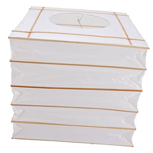 VILLCASE Dekorativer Papierlampenschirm Faltbarer Lampenschirm für Deckenleuchten Stilvolles Lichtaccessoire für Wohnräume Schlafzimmer und Kinderzimmer VILLCASE Dekorativer Papierlampenschirm Faltbarer Lampenschirm für Deckenleuchten Stilvolles Lichtaccessoire für Wohnräume Schlafzimmer und Kinderzimmer von VILLCASE