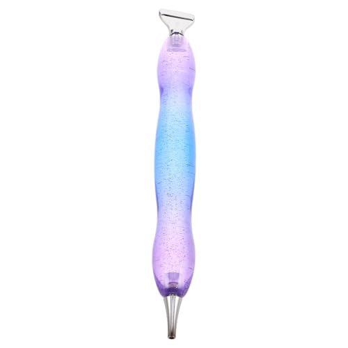 VILLCASE Diamant Malerei Stift mit Metallspitze Ergonomischer Griff Flip-tablett für Präzises Platzieren DIY Nail Art und Strass Zubehör für Anfänger und Profis von VILLCASE