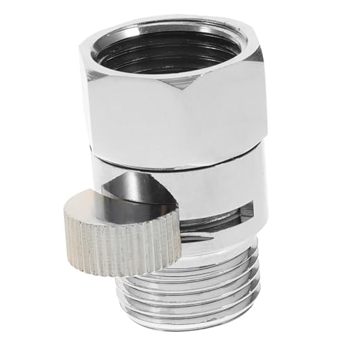 VILLCASE Duschkopf Absperrventil Wasserstopp Ventil Durchflussregler für Handbrause Badezimmer Schlauchanschluss Wasserhahn Shut Off Valve Praktische und Langlebige Steuerung VILLCASE Duschkopf Absperrventil Wasserstopp Ventil Durchflussregler für Handbrause Badezimmer Schlauchanschluss Wasserhahn Shut Off Valve Praktische und Langlebige Steuerung von VILLCASE