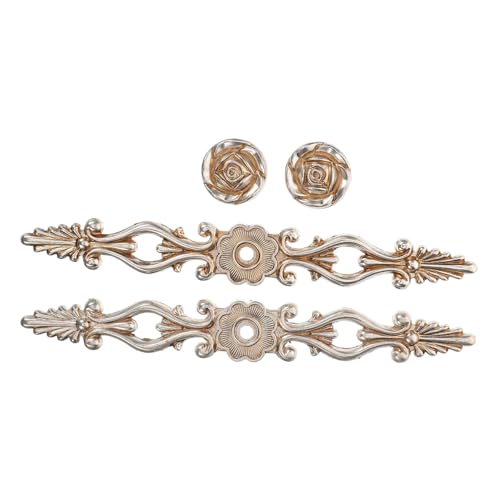VILLCASE Europäischer Stil Möbelgriff Vintage Design Küchenschrank Türgriff für Kleiderschränke Eleganter und Praktischer Möbelknopf für Stilvolle Inneneinrichtung von VILLCASE