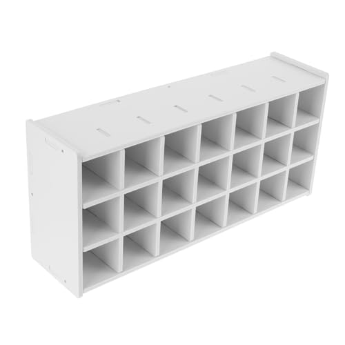 VILLCASE Farbregal Mit Mehreren Steckplätzen Farbaufbewahrungsständer Für Pigmentflaschen Und Malutensilien Farborganisator Für Schreibtisch Leicht Und Tragbar Langlebig Und Praktisch von VILLCASE