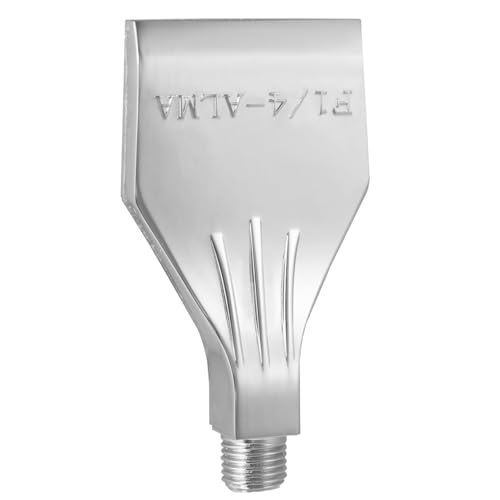 VILLCASE Flachdüse Aluminiumlegierung Gewinde Luft Abblasen Flachendstrahldüse, G1/4-Gewinde, Luftdüse für Druckluft, Geeignet für Sprühen, Abkühlen Und Staubschutz VILLCASE Flachdüse Aluminiumlegierung Gewinde Luft Abblasen Flachendstrahldüse, G1/4-Gewinde, Luftdüse für Druckluft, Geeignet für Sprühen, Abkühlen Und Staubschutz von VILLCASE