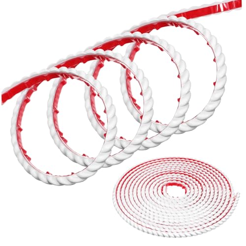 VILLCASE Flexible Selbstklebende PVC Zierleiste Lang Breit Weiß Flexible Wand Eckleiste für Schrank Spiegelrahmen Einfache Installation Langlebig Leicht zu Reinigen Elegante Dekoration VILLCASE Flexible Selbstklebende PVC Zierleiste Lang Breit Weiß Flexible Wand Eckleiste für Schrank Spiegelrahmen Einfache Installation Langlebig Leicht zu Reinigen Elegante Dekoration von VILLCASE