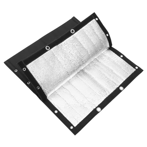 VILLCASE Frostschutz Isolierhülle für Außenwasserhahn mit Rückflussverhinderer Windfest Langlebig Einfache Montage Aluminium isolationsschicht Winterfeste Wasserhahn abdeckung von VILLCASE