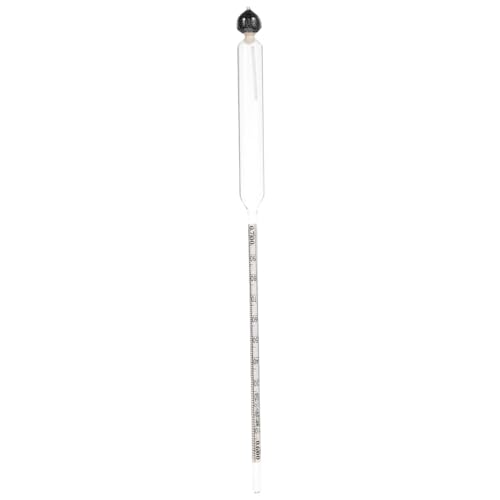 VILLCASE Glas-Aräometer 0 6-0 00 7 Spezifische Dichte-Hydrometer Dual Scale Labor-Hydrometer Messgerät Für Schwere Flüssigkeiten Zum Destillieren Von Mondscheinbrauen B von VILLCASE