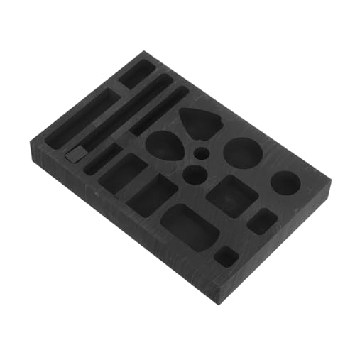 VILLCASE Graphit Gussform für Silber und Gold Gießform aus Hochreinem Graphit mit Ölrinne Langlebig Präzise Form für Schmuckherstellung und Metallgießen VILLCASE Graphit Gussform für Silber und Gold Gießform aus Hochreinem Graphit mit Ölrinne Langlebig Präzise Form für Schmuckherstellung und Metallgießen von VILLCASE