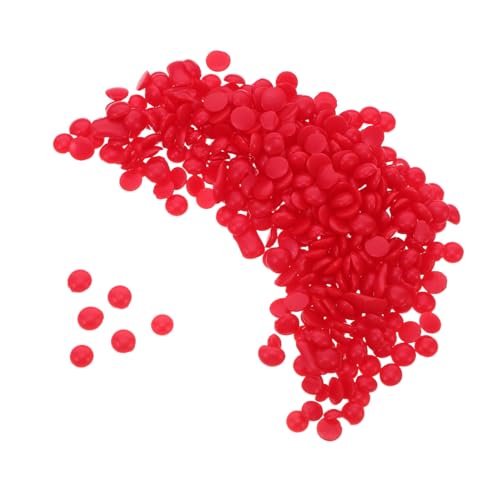 VILLCASE Gusswachsperlen Rot Schmelzbar Präzise Schmuckgusswachs Für DIY Schmuckherstellung Feine Modellierung Flexibel Reißfest Wiederverwendbar von VILLCASE