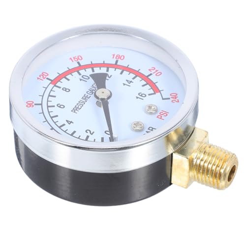 VILLCASE Hochpräzises Vertikales Manometer Druckmessgerät für Pneumatik und Mechanische Anwendungen Robuste Konstruktion für Begrenzte Räume Hohe Sichtbarkeit und Zuverlässigkeit VILLCASE Hochpräzises Vertikales Manometer Druckmessgerät für Pneumatik und Mechanische Anwendungen Robuste Konstruktion für Begrenzte Räume Hohe Sichtbarkeit und Zuverlässigkeit von VILLCASE