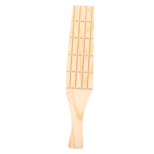 VILLCASE Holz Töpferbrett mit Griff Mittelgroßes Modellierwerkzeug für Tonarbeiten Langlebige Holzoberfläche Vielseitig Einsetzbar Einfach zu Reinigen Handhaben für Bastelprojekte von VILLCASE