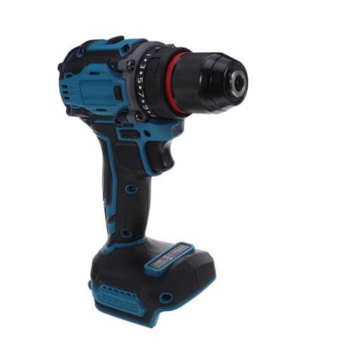 VILLCASE Kabelloser Akkuschrauber Elektrischer Handbohrer Power Drill mit Hochleistung Kompakt und Leicht für Heimwerker DIY Präzise Steuerung Vielseitig für Metall von VILLCASE