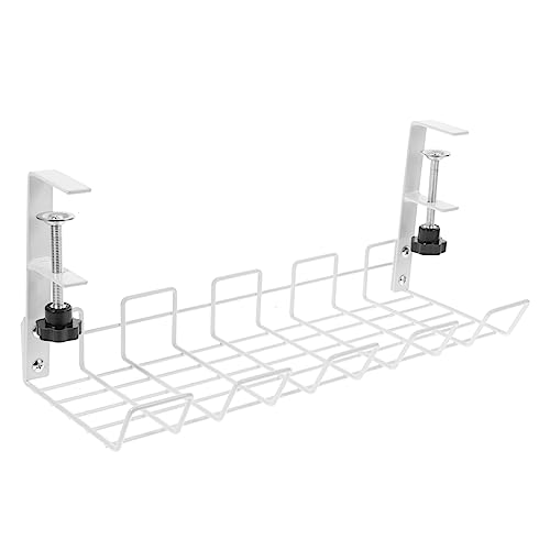 VILLCASE Kabelmanagement Rack für Schreibtisch Kabel Organizer für Home Office Karton Einfache Installation Verbesserter Stauraum zur Kabelorganisation Zufällige Farbe von VILLCASE
