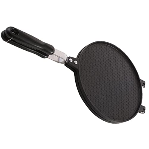 VILLCASE Kreativer Waffelbereiter Multifunktionale Pfanne für Runde Omelettes und Desserts für Zuhause Camping und Gartenpartys und Tragbar Gleichmäßige Hitzeverteilung Robustes Design von VILLCASE