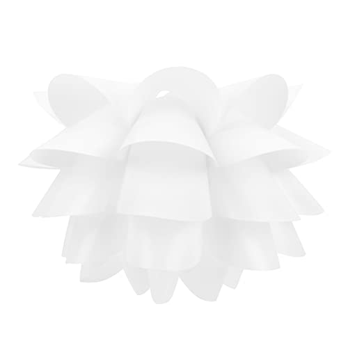 VILLCASE Lotusförmiger Lampenschirm Fünfschichtiger PP Lampenschirm für Kronleuchter und Tischlampen Moderner Nordic Stil für Wohnzimmer Schlafzimmer und VILLCASE Lotusförmiger Lampenschirm Fünfschichtiger PP Lampenschirm für Kronleuchter und Tischlampen Moderner Nordic Stil für Wohnzimmer Schlafzimmer und von VILLCASE
