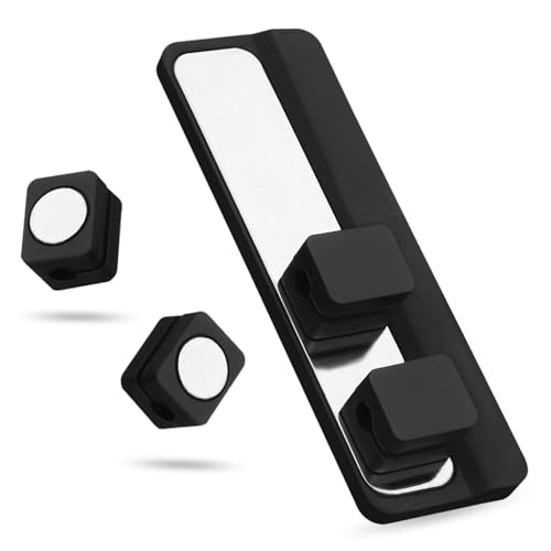VILLCASE Magnetischer Kabelhalter aus Langlebigem Silikon mit Selbstklebender Rückseite Sicherer Halt für Ladekabel und Audiokabel Vielseitiger Kabel Organizer für Schreibtisch und von VILLCASE