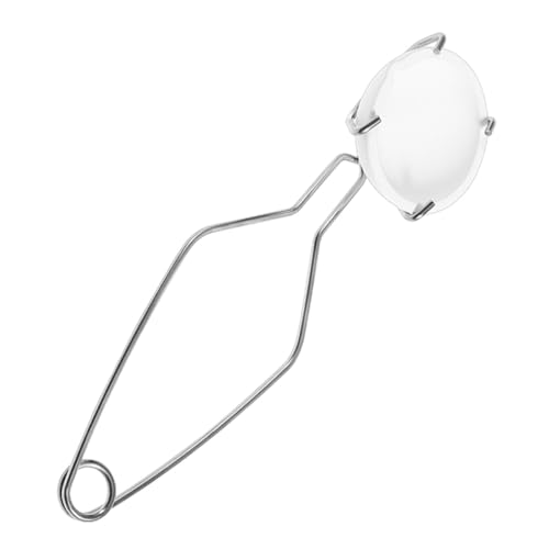 VILLCASE Metall Schmelzset mit Schmelztiegel und Zange Hitzebeständig Kompakt Sicherer Griff Geeignet für Schmuck und Legierungen Einfach zu Verwenden Lagern von VILLCASE