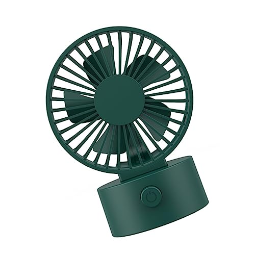 VILLCASE Mini Tragbarer Fan Usb-lüfter Mini Usb Fan-desktop Schreibtisch Tragbar -handheld Wiederaufladbar Tisch Klein Lüfter Kühlung Schreibtischlüfter Lüfter Dunkelgrün Abs von VILLCASE