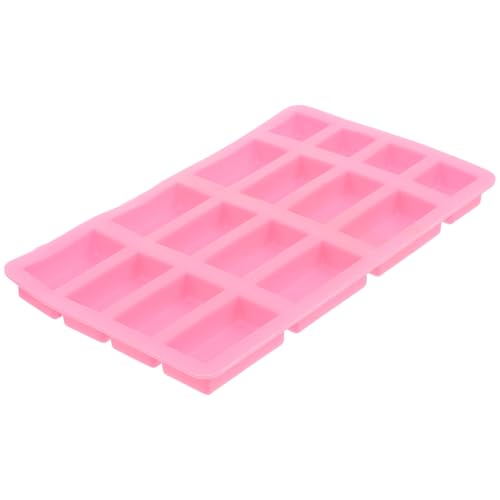 VILLCASE Miniatur Ziegelform, DIY Sand Tisch Landschaftsmodell Miniatur Ziegel Mould, Rechteckige Silikon-Ziegelformen mit 16 Vertiefungen, für Ziegelsteine Garten von VILLCASE