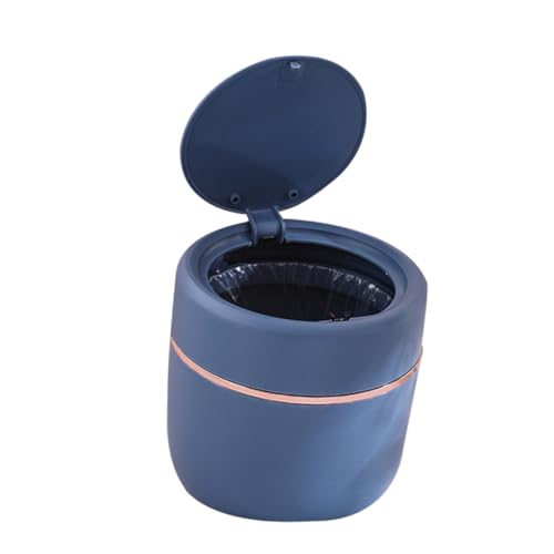 VILLCASE Intelligenter Berührungsloser Mülleimer Für Das Home-office Druckdeckel Schreibtisch-abfalleimer Kleiner Papierkorb Mit Wiederverwendbarem Hebedeckel von VILLCASE
