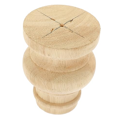 VILLCASE Möbelbeine Möbelfüße modern Couch Beine Sofabeine Ersatz Form Fuß Schrankbeine Couch füße kommode Holz Khaki von VILLCASE