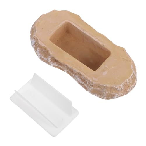 VILLCASE Outdoor Schlüsselversteck Box Realistische Erdnussform Wetterfest Diskrete Schlüsselaufbewahrung für Garten Büro Vielseitig Einsetzbar Notfallzugang von VILLCASE