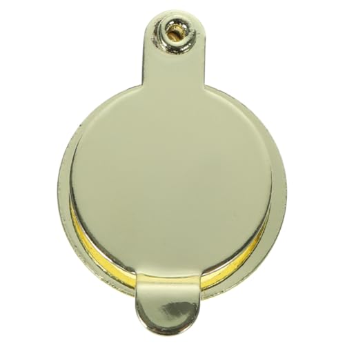 VILLCASE Peephole Cover aus Kupfer Privacy Schutzabdeckung für Türspion Stabile Gucklochabdeckung Einfach Drehbar für Wohnung und Haustür Verchromt von VILLCASE