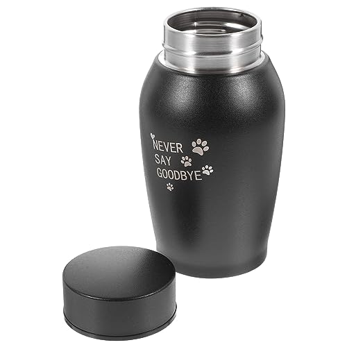 VILLCASE Pet Urne Aus Edelstahl Für Aufbewahrung Von Tierasche Kleine Praktische Haustierkremationsurne Und Leicht Für Hunde Und Katzen Zur Erinnerung An Geliebte Tiere von VILLCASE