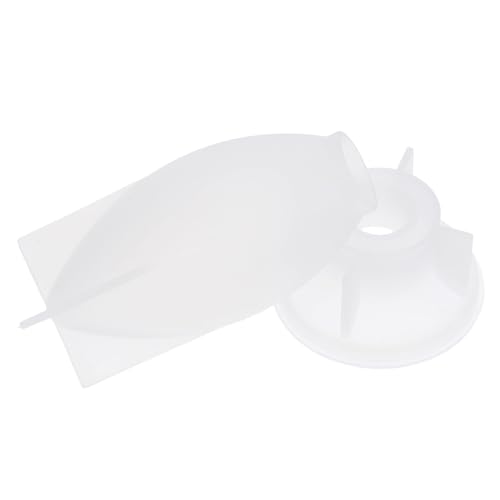 VILLCASE Silikon Gießform mit Stabilem Sockel Hitzebeständig und Flexibel für DIY Resin Kunst Kerzen Seifen und Blumen für Epoxidharzgießen und Dekorative Leuchtmittelgestaltung von VILLCASE