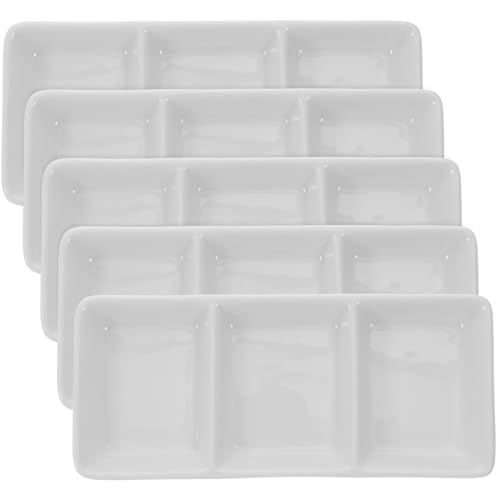 VILLCASE 5stücke Teiliges Keramik Dipschalen Sojasaucenschalen Für Saucen Gewürze Und Snacks Für Zuhause Und Gastronomie von VILLCASE