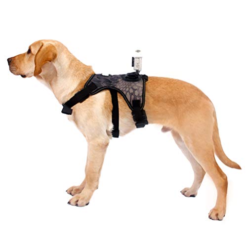 VILLCASE Sport-Kamera-Brustgurt, fixiertes Brustband, Hunde-Apportiergeschirr, Outdoor, Verstellbarer Brustgurt, Größe L, Haustier-Hundezubehör von VILLCASE