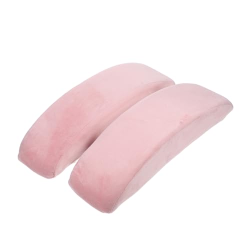 VILLCASE Stuhl-Armauflage Camping -Armlehnenkissen Armlehnenschutz für Computerstühle Armlehnen im Freien Büro Ellbogenpolster Ellbogen-Armlehnenpolster Armlehre Pads Schwamm Rosa von VILLCASE
