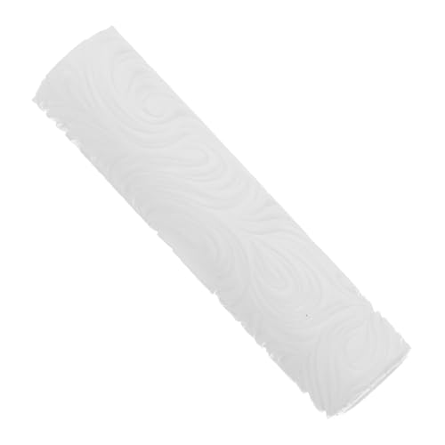 VILLCASE Texturrolle Tonrolle Mit Welleneffekt Professionelles Tonstrukturwerkzeug Tonrollenwerkzeug Ton Ohrringherstellungszubehör Tonglättungswerkzeug Polymer Tonrolle Pla Weiß von VILLCASE