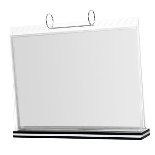 VILLCASE Tischkartenhalter Stabiler Menüständer mit Flip Design für Restaurant Büro und Veranstaltungen Doppelseitige Anzeige für Speisekarten und Unternehmensmaterialien VILLCASE Tischkartenhalter Stabiler Menüständer mit Flip Design für Restaurant Büro und Veranstaltungen Doppelseitige Anzeige für Speisekarten und Unternehmensmaterialien von VILLCASE
