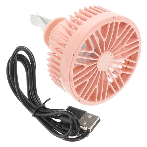 VILLCASE Tragbarer USB Auto Kleiner Leiser Lüfter für Fahrzeug Innenraum Einstellbarer für Pkw Lkw und Wohnmobile Kompakte Bauweise Verbesserte Luftzirkulation von VILLCASE